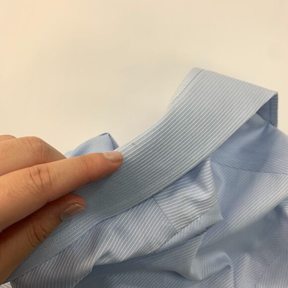 Brooks Brothers Dress Shirt Mens 16 Striped Cotton Regent Non Iron Cotton Button - Picture 14 of 16